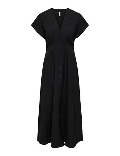ONLY Onlnova Elite Mollie abito lungo nero elegante