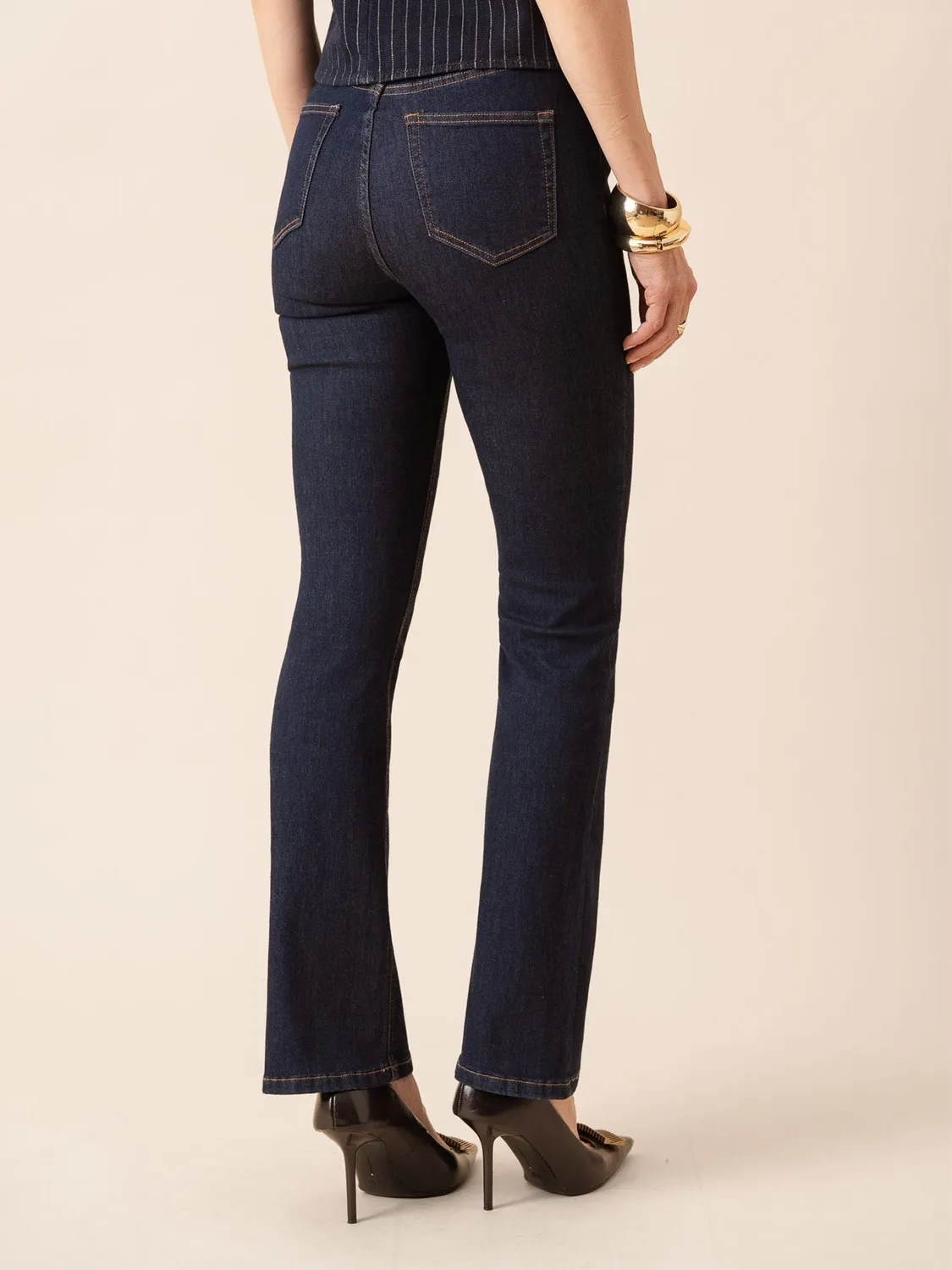 Oraije Bella jeans bootcut grezzo