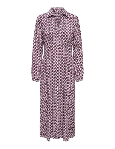 ONLY Onlalma Kiara shirt dress nero Tiger taglia M