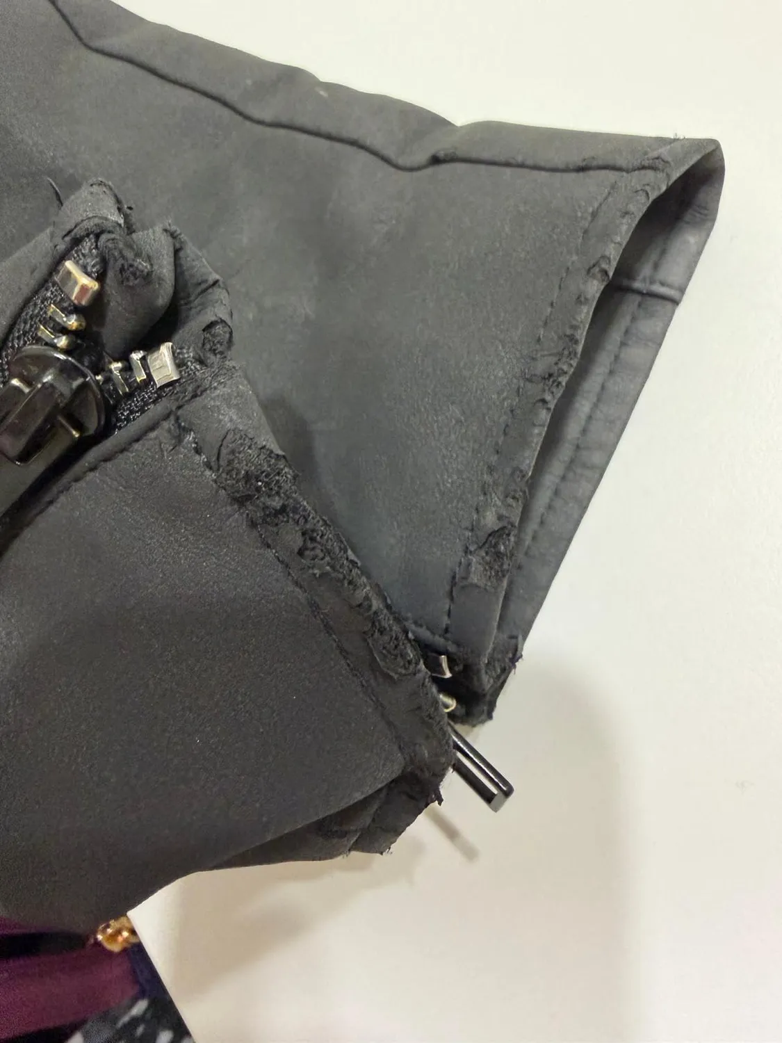 Only Ava Biker giacca donna similpelle nera cerniera