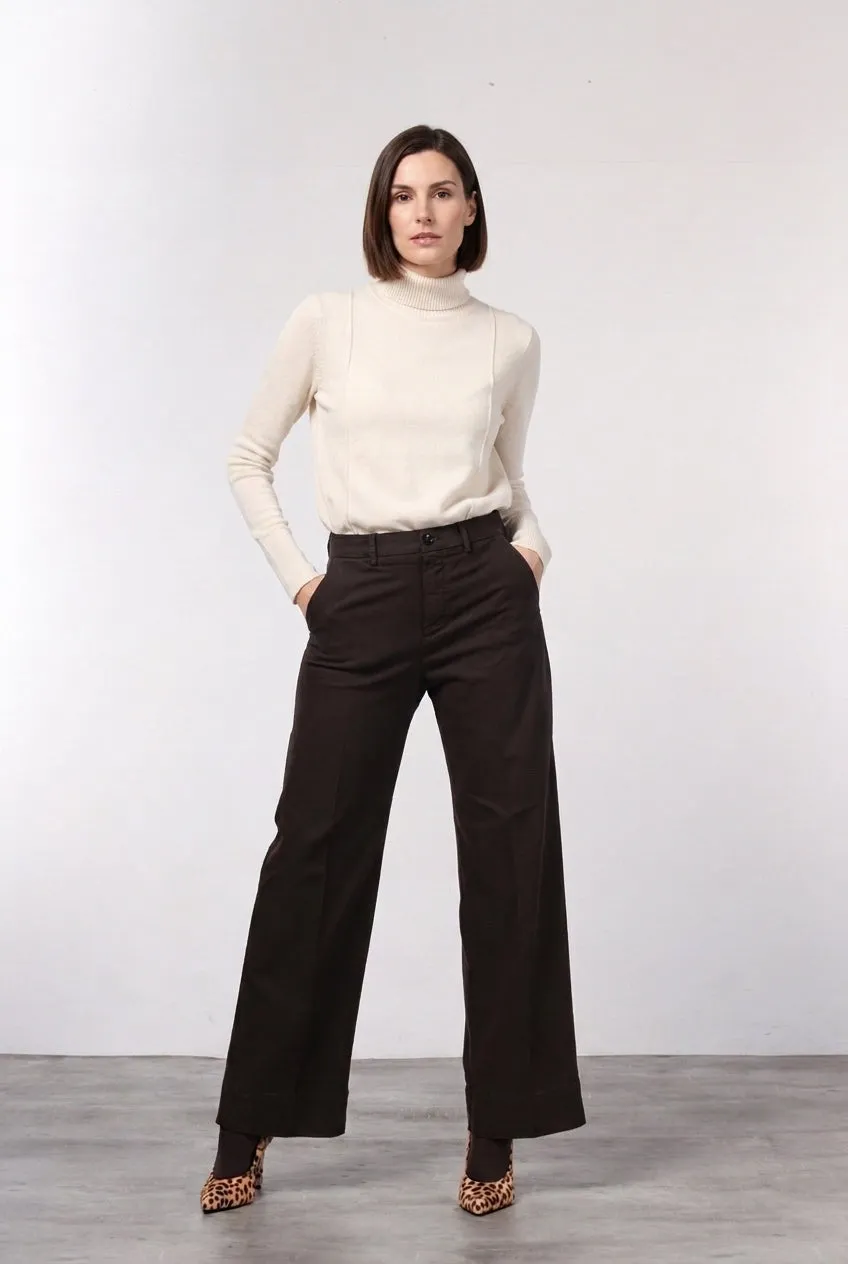 Mason's New York Studio chino donna marrone straight