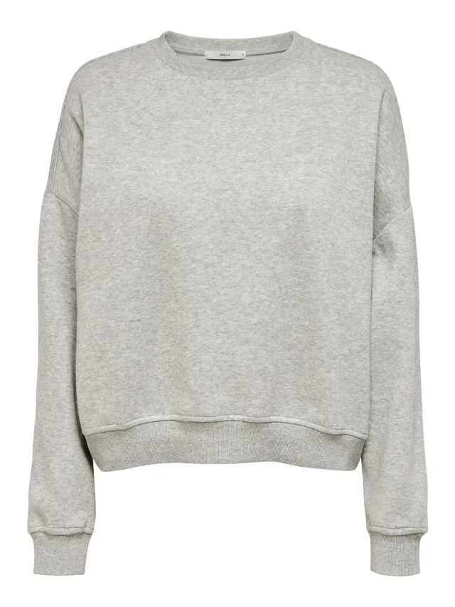 Only Onlsweat Felpa Donna Girocollo XS Tinta Unita