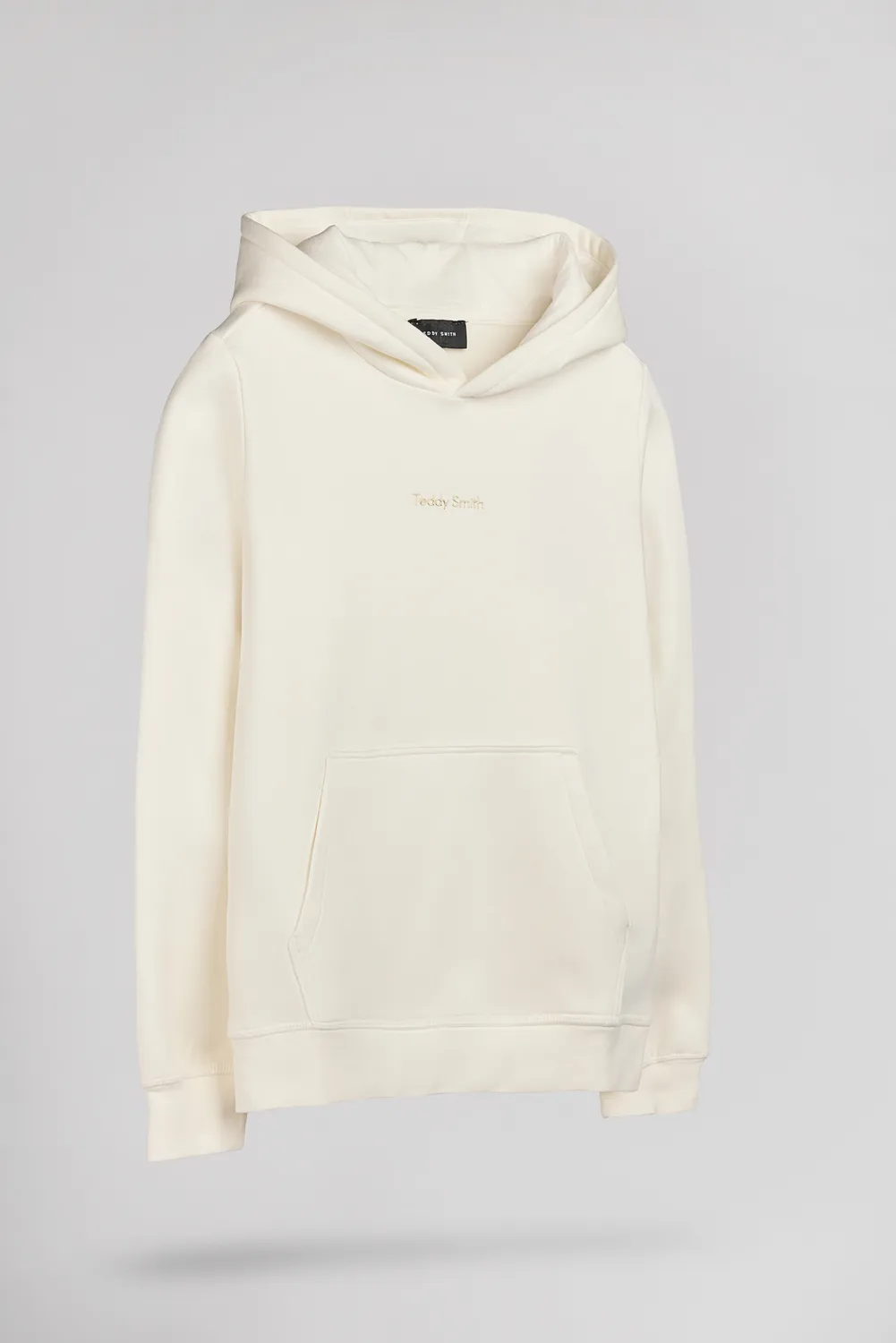 Teddy Smith S-Solene JR felpa cappuccio middle white bambina
