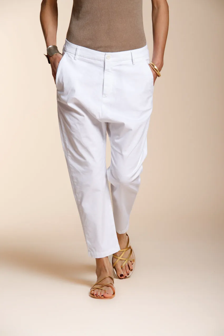 Mason's Malibu Jogger pantalone donna bianco carrot