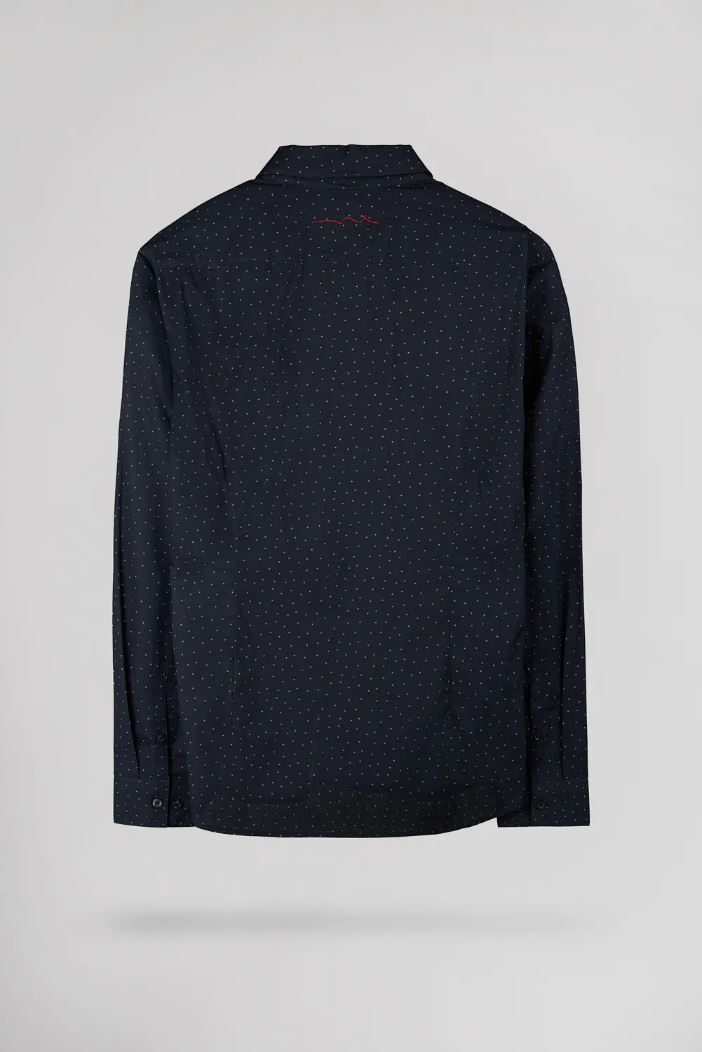 Teddy Smith Carton camicia dark navy micro shapes puro cotone