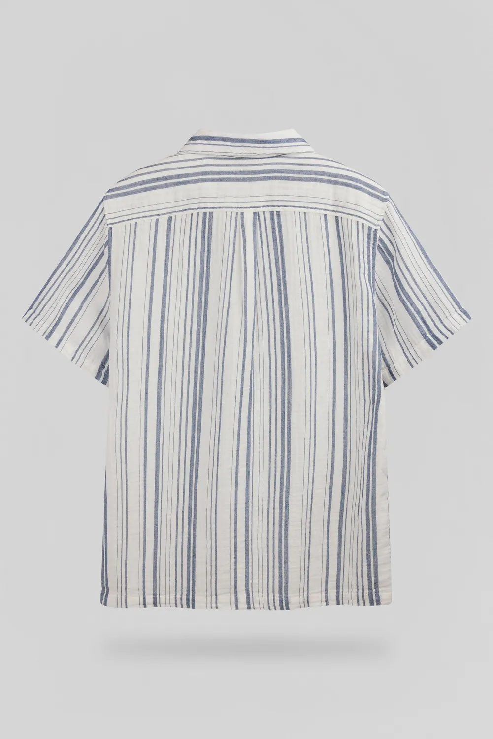 Teddy Smith C-Celestio MC camicia uomo indigo righe