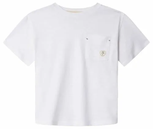 Pepe Jeans Wesley T-Shirt bambino 10 anni bianca tasca