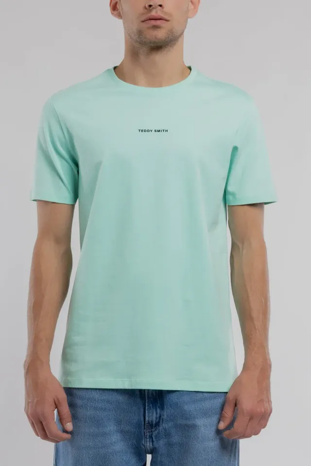 Teddy Smith T-Soy 2 t-shirt uomo verde menta cotone