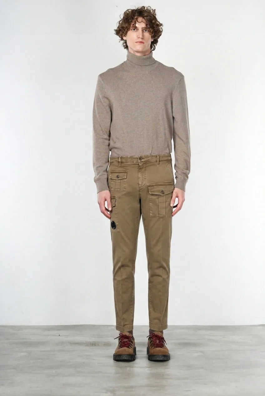 Mason's George Coolpocket pantalone cargo tortora carrot fit