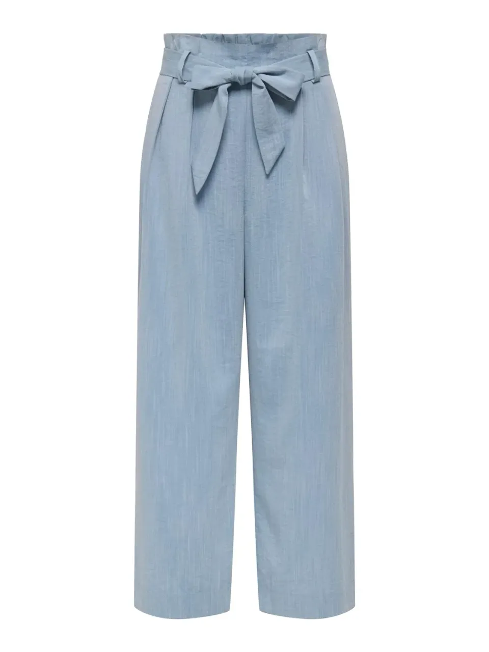 ONLY Onlmarsa Solid Paperbag pantaloni donna Denim Sbiadito vita alta