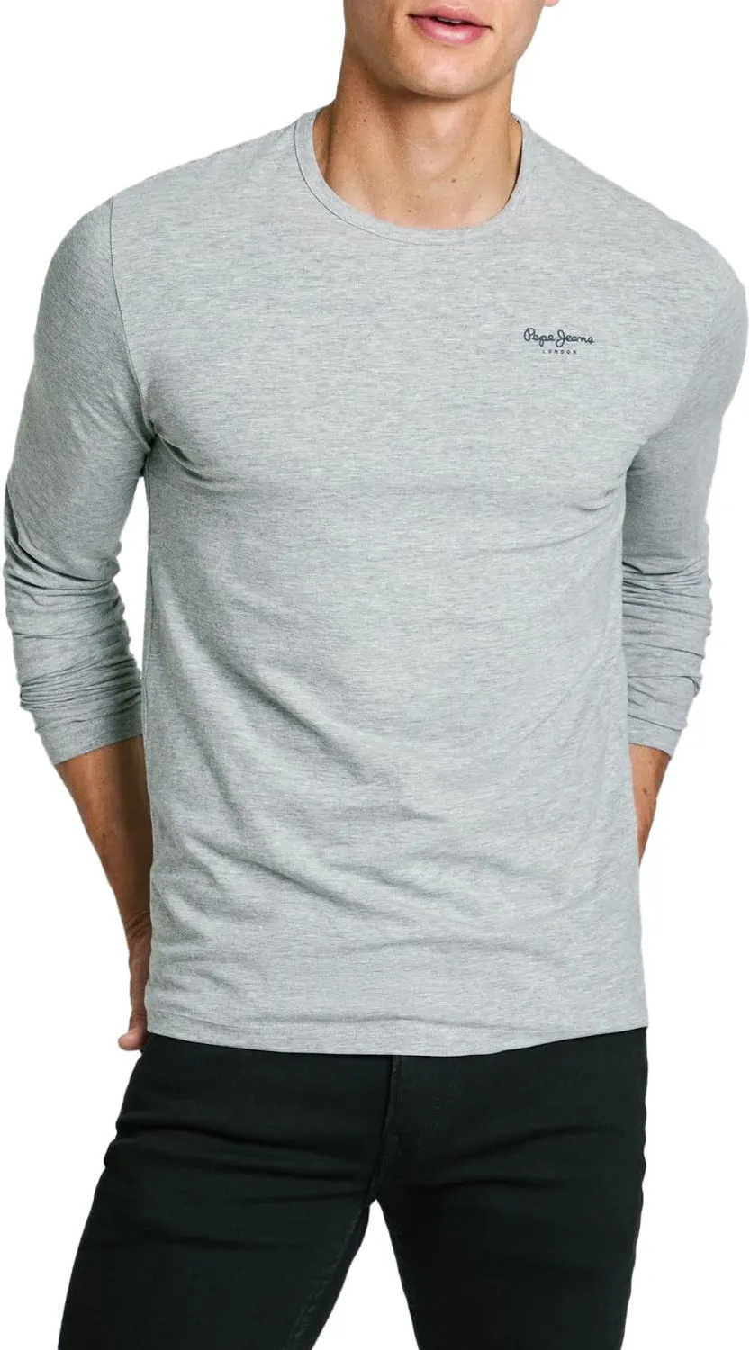 Pepe Jeans Original Basic maglia uomo slim maniche lunghe