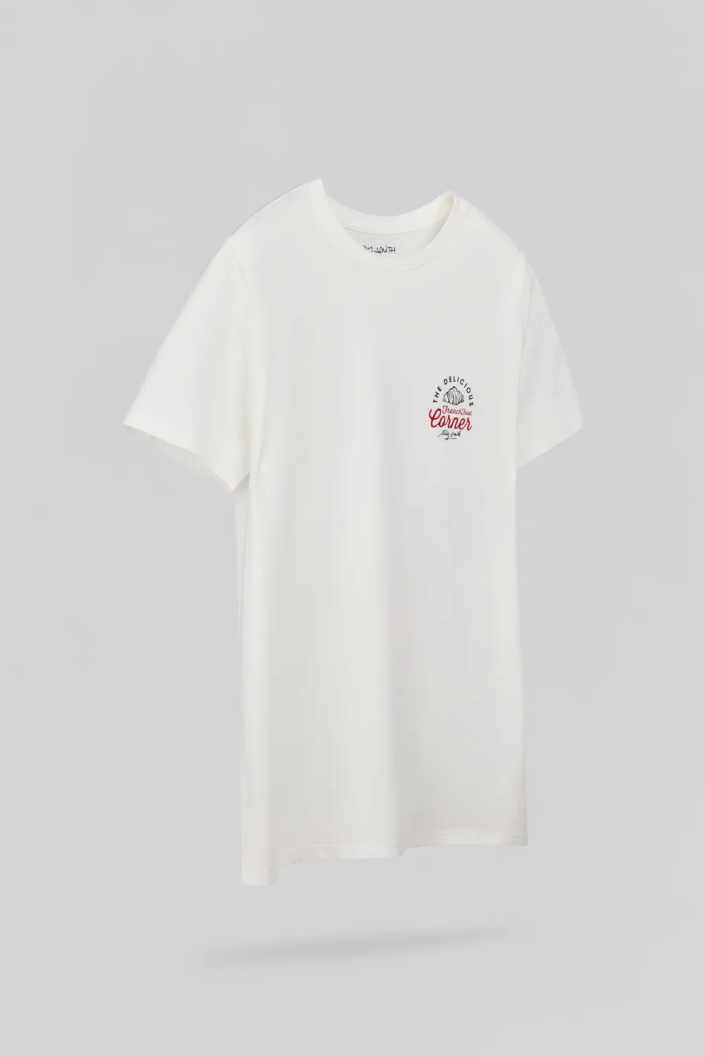 Teddy Smith T-Corner MC T-shirt cotone middle white