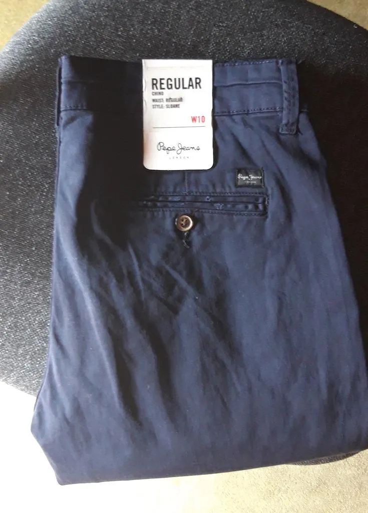 Pepe Jeans Sloane pantaloni uomo slim cotone blu Dulwich
