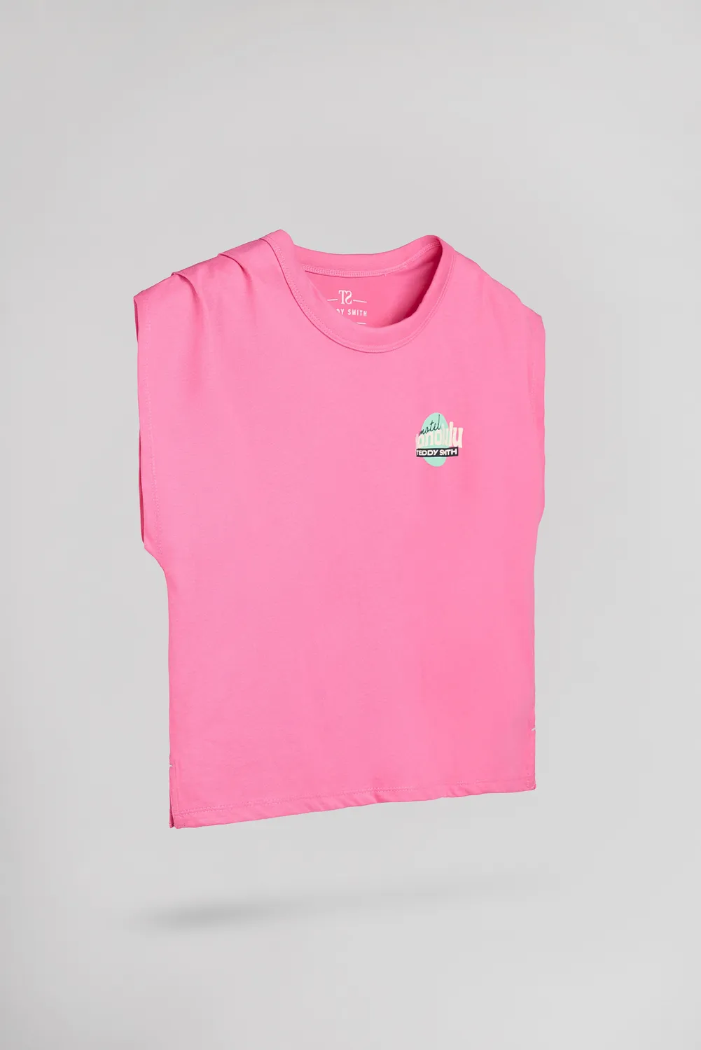 Teddy Smith T-Motel canotta bambina bubble pink