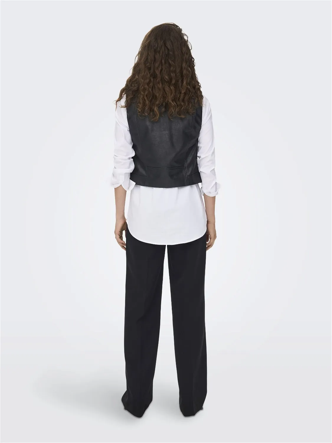 ONLY Onlvera Giacca Similpelle Donna Nera M