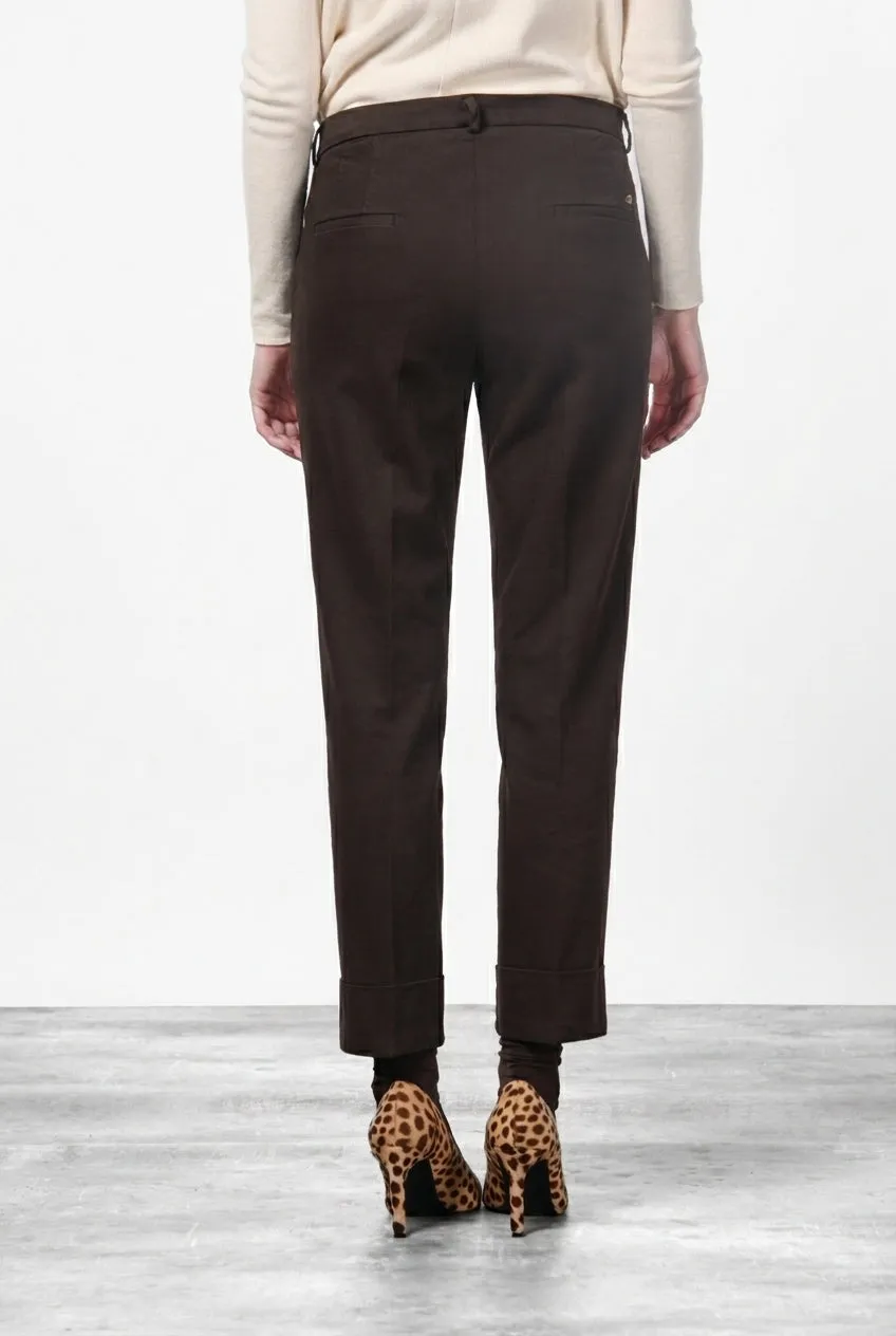Mason's New York Carrot pantalone chino marrone raso