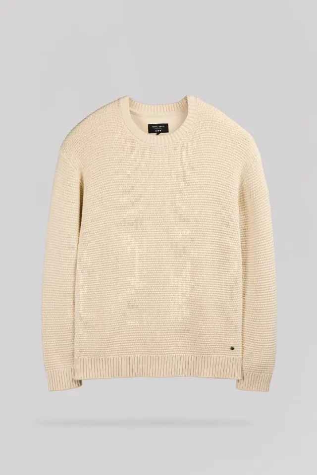 Teddy Smith P-Howard maglione cotone beige lin