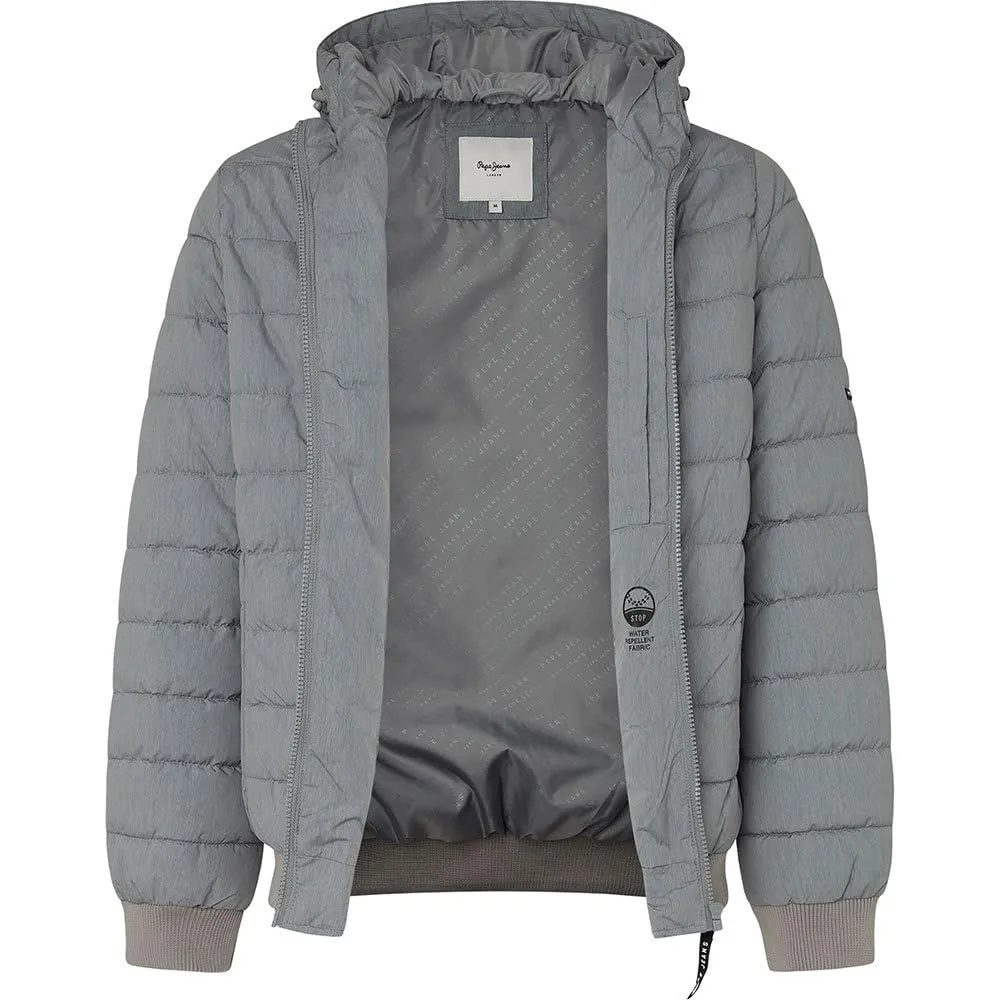 Pepe Jeans Tomek Giacca Uomo Piumino con Cappuccio Nero