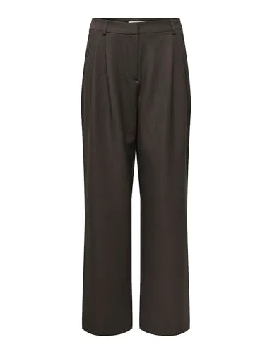 ONLY Onlhattie HW Pleat pantaloni pince vita alta