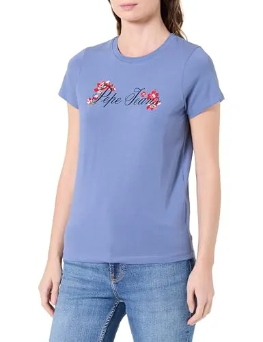 Pepe Jeans W Floral t-shirt donna cotone grafica