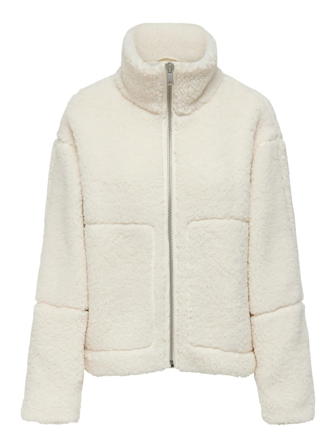 Only Onlaspen cappotto teddy donna XL nero pelo