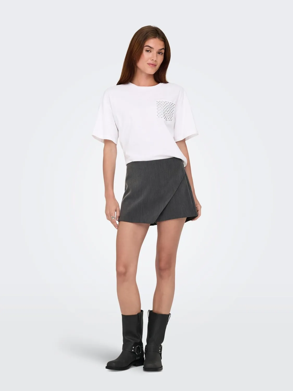 ONLY Onlmist-Yasmine Gonna Pantalone Wrap Nera 42
