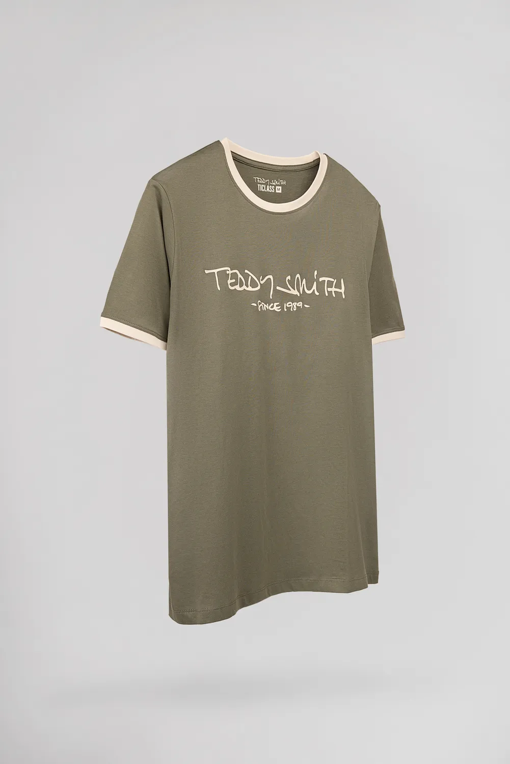 Teddy Smith Ticlass t-shirt uomo dusty kaki