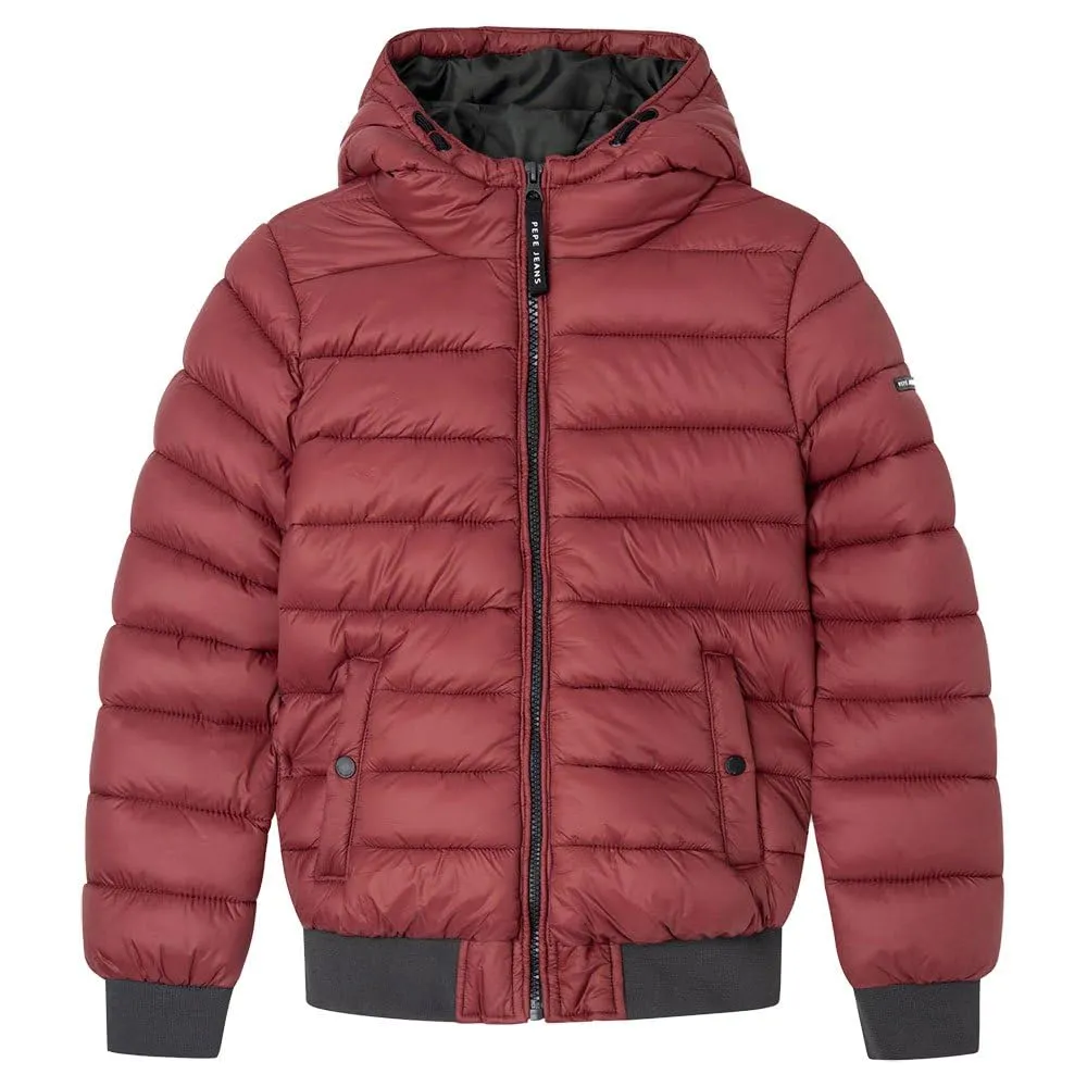 Pepe Jeans Alexander felpa ragazzo blu zip sostenibile