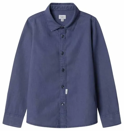 Pepe Jeans Daniel camicia bambino lino 12 anni tinta unita