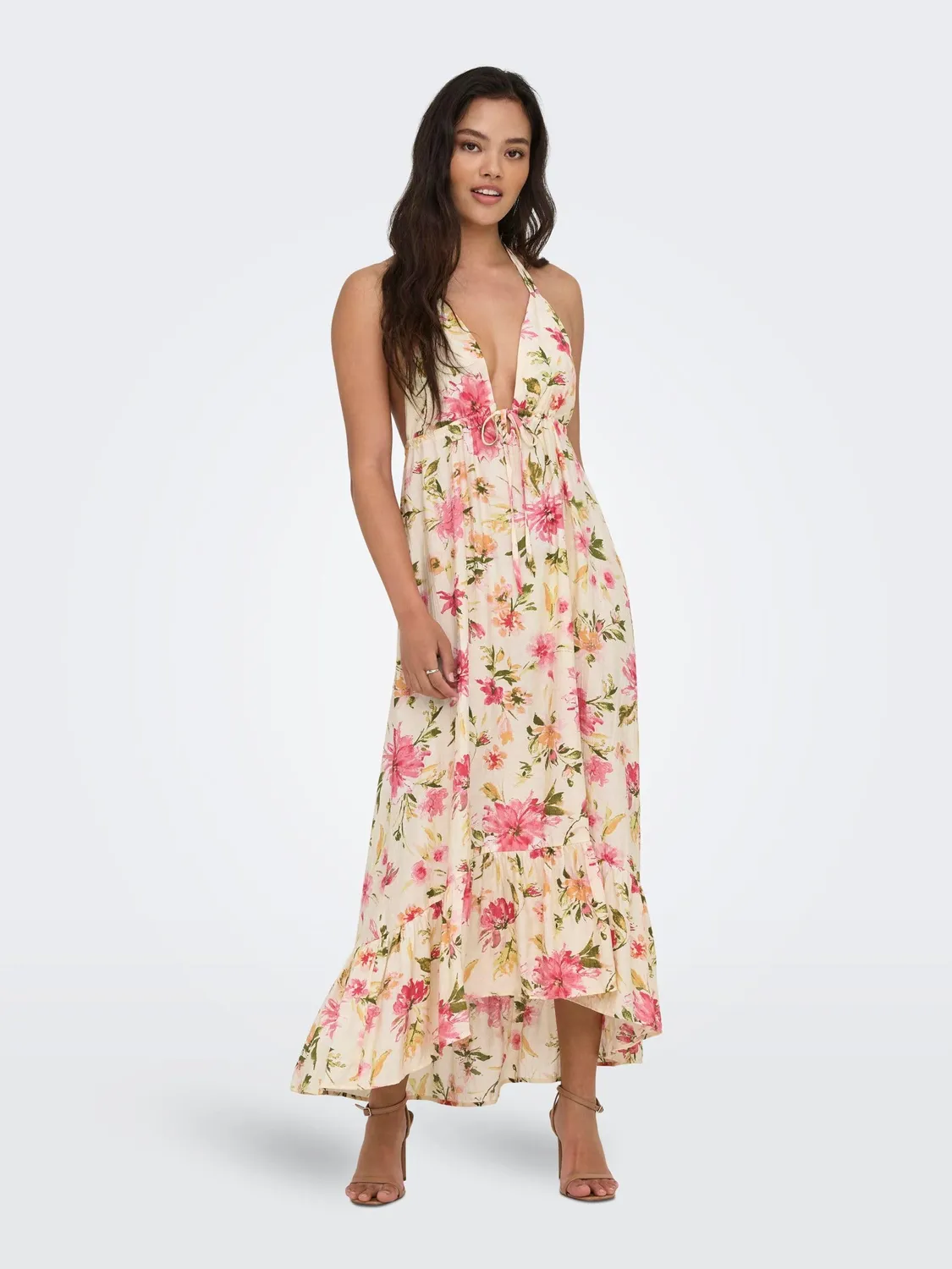 ONLY Onlflower Vestito Lungo S fluido