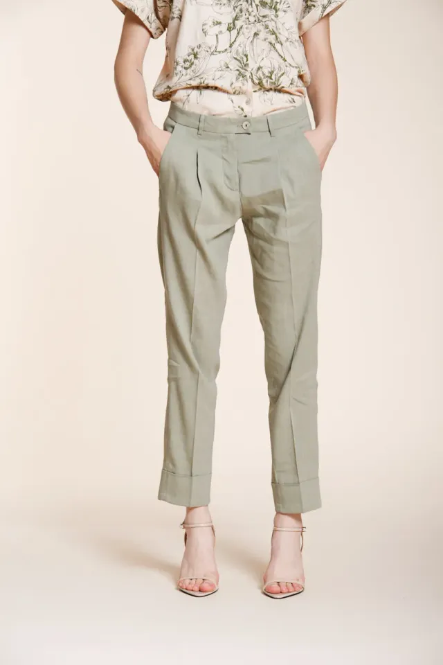Mason’s New York Carrot Sartoriale chino donna verde