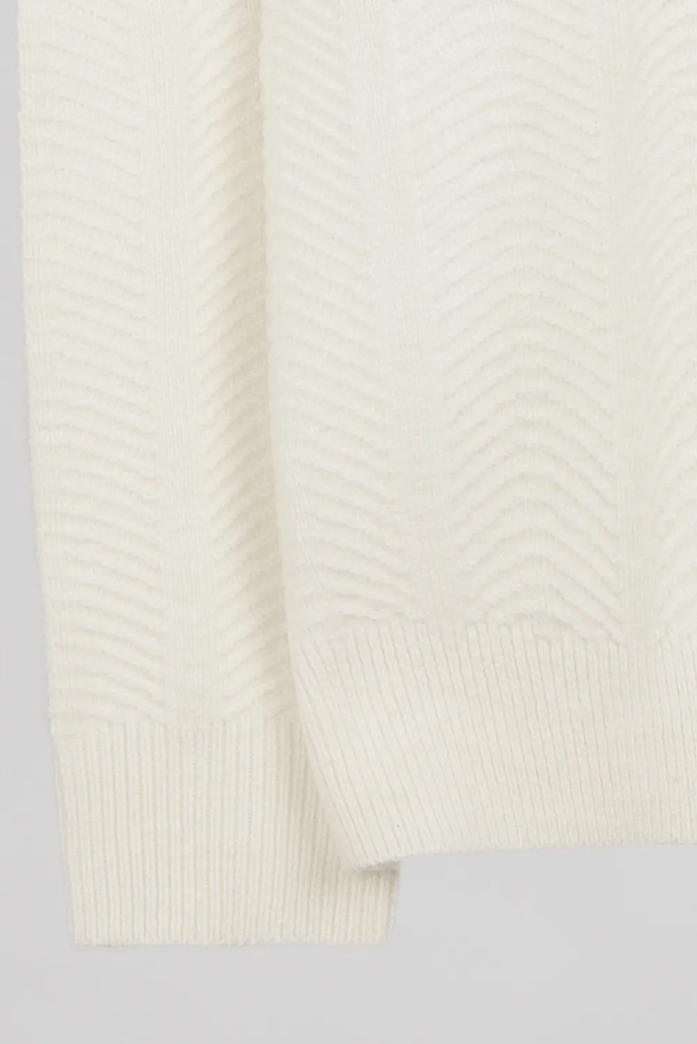 Teddy Smith P-Bacary Cream maglione collo alto crema uomo