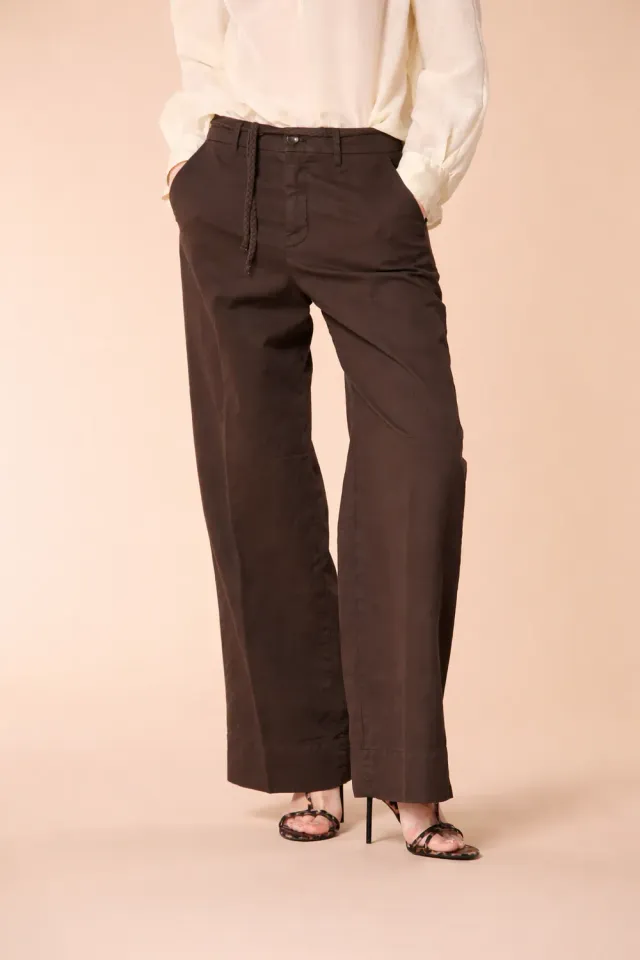 Mason's New York Studio chino donna marrone scuro straight