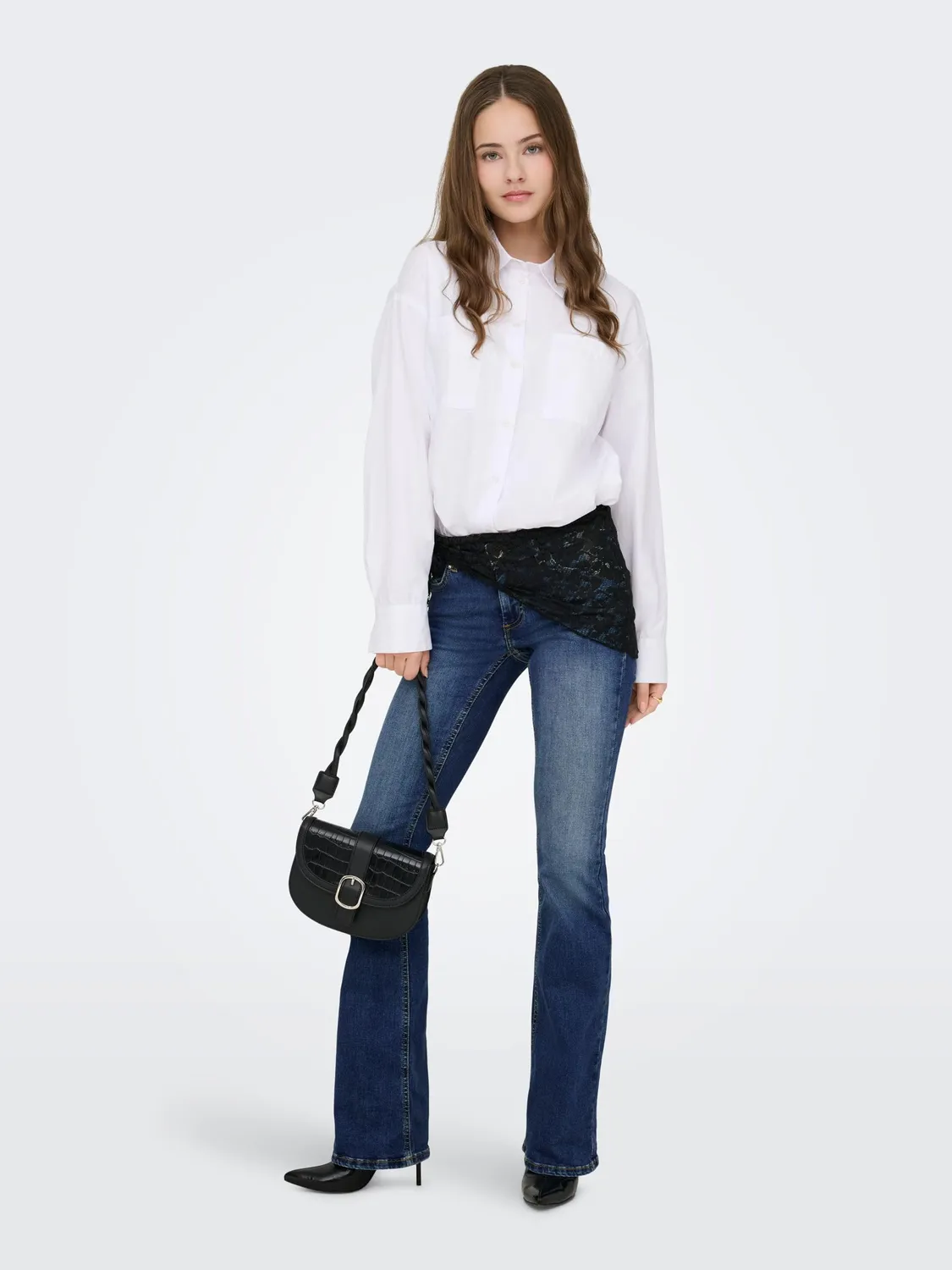 ONLY Onlblush Vita Bassa Flared jeans M/32L svasati