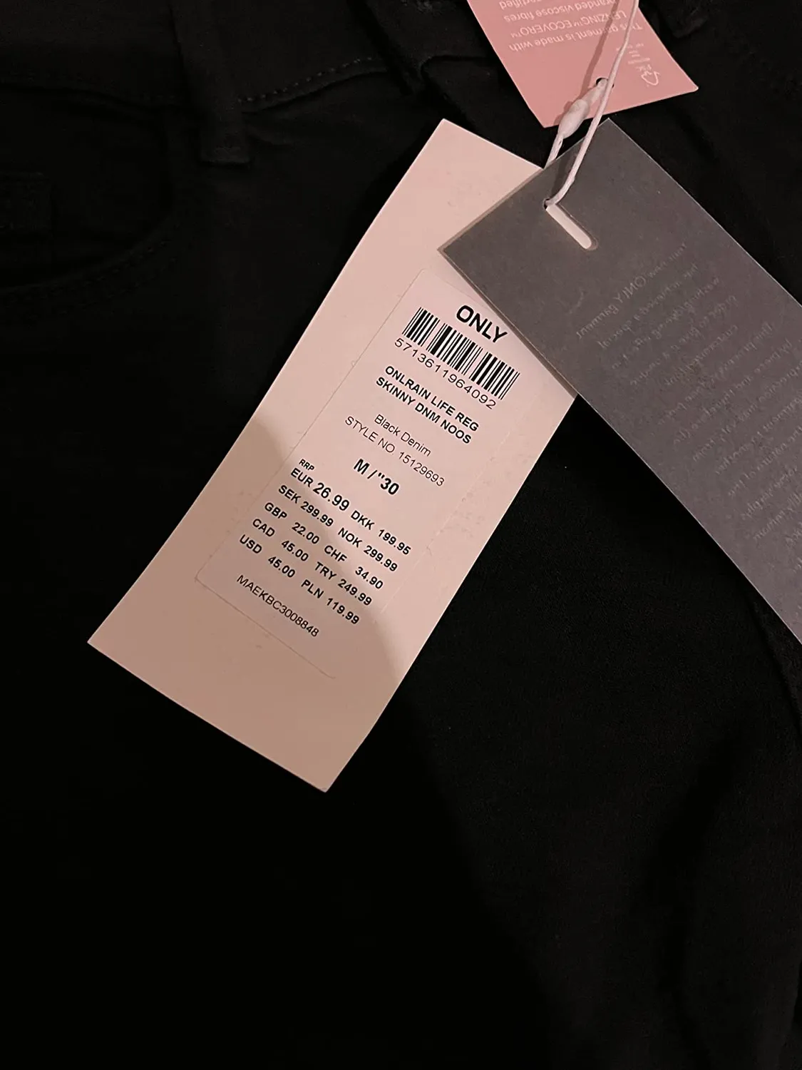 Only Onlshape Life Reg SK DNM Rea768 Jeans Donna M/30L