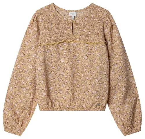 Pepe Jeans Harlow camicia bambina 12 anni voile rayon stampato