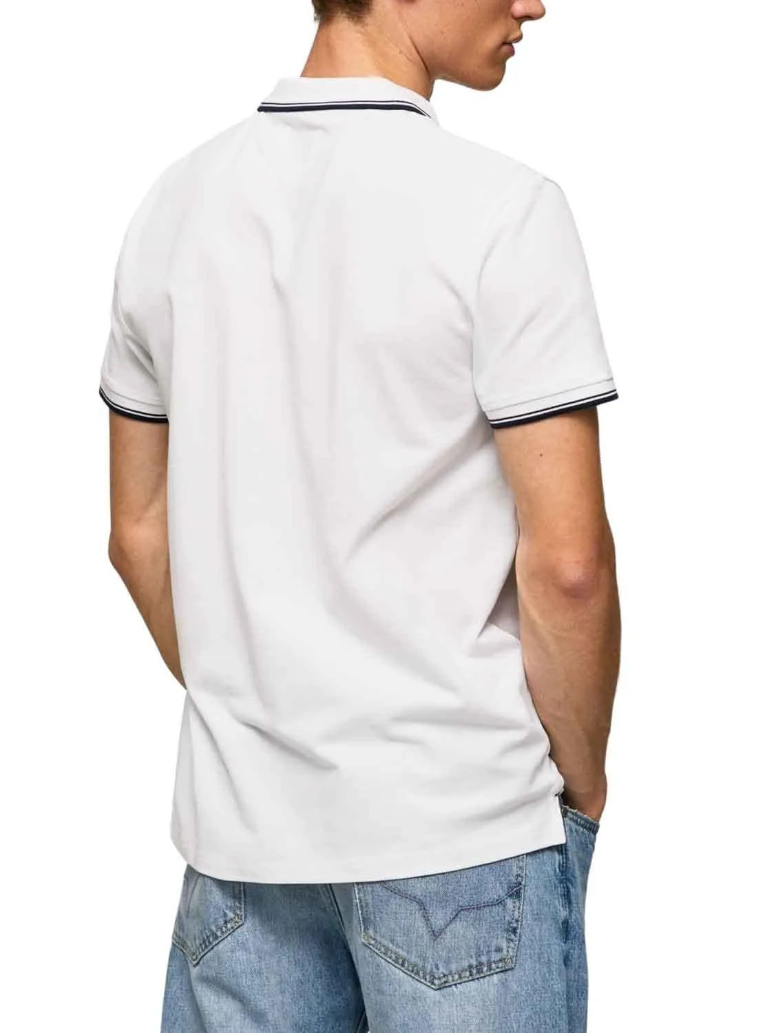 Pepe Jeans Piping Polo L uomo cotone righe