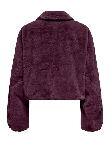 ONLY Onldana Life giacca pelliccia sintetica donna nera