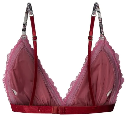 Pepe Jeans Paisley Bra B reggiseno triangolo S rosa pizzo