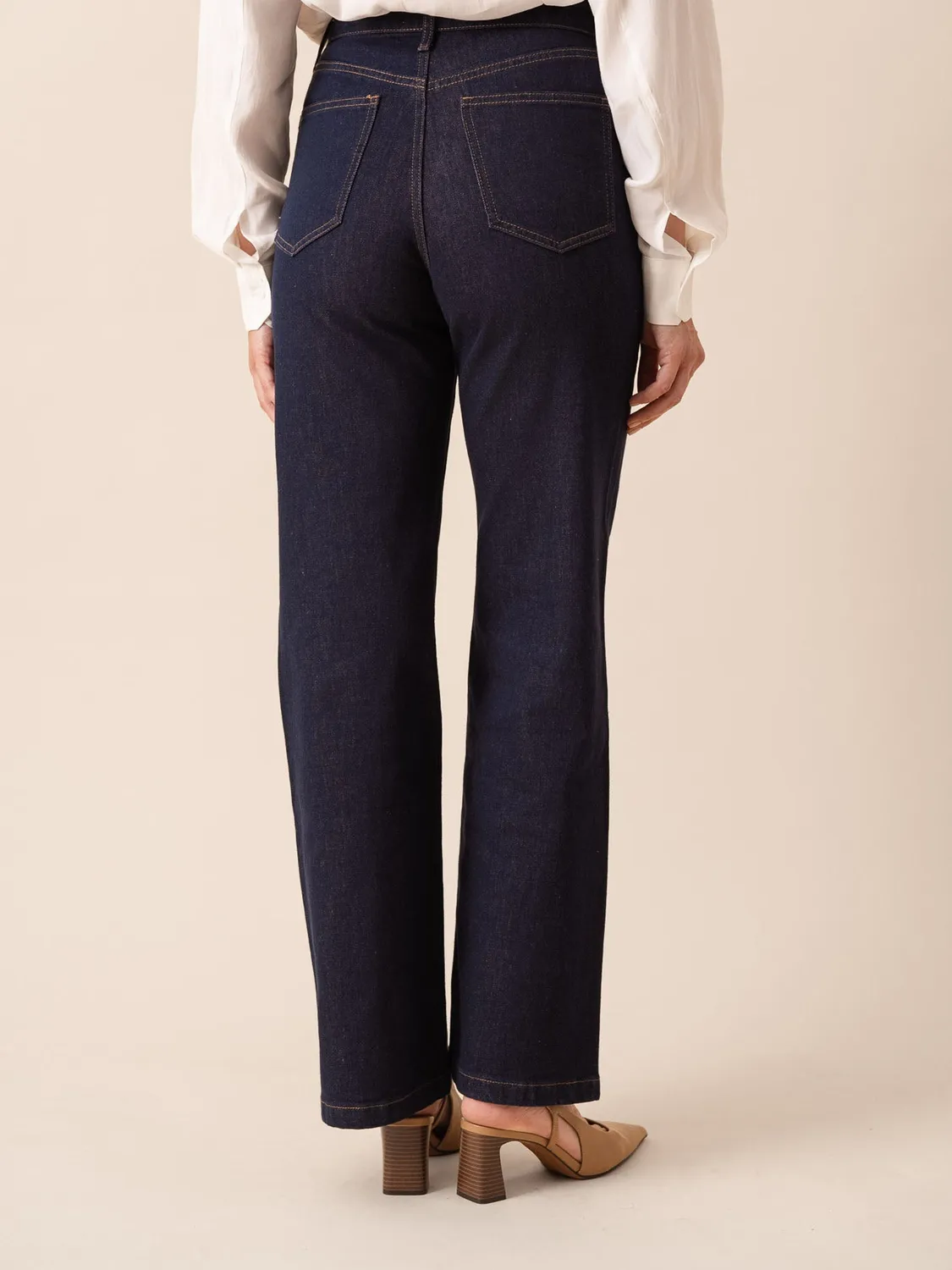 Oraije Barbara jeans dritti brut lunghi