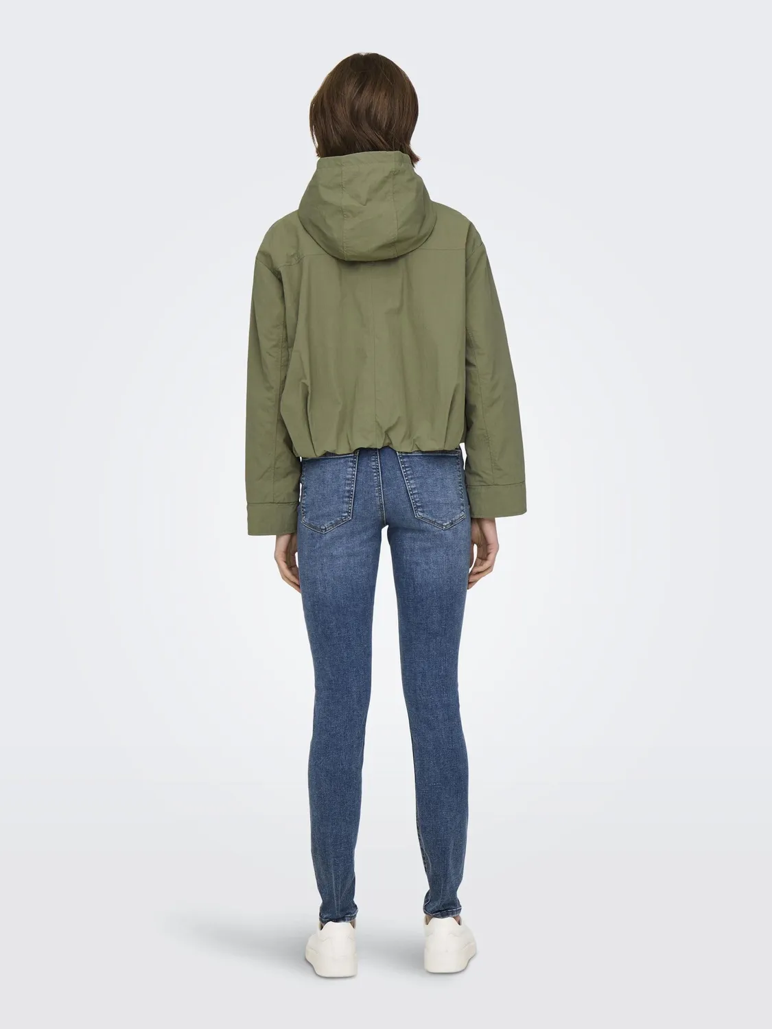 ONLY Onlbealo Hood giacca cappuccio 3XL humus leggera
