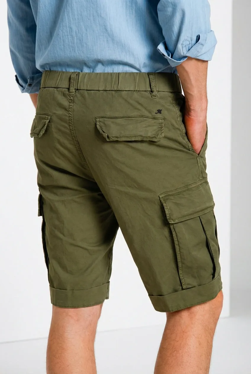 Mason's Cargo M74 bermuda uomo verde relaxed