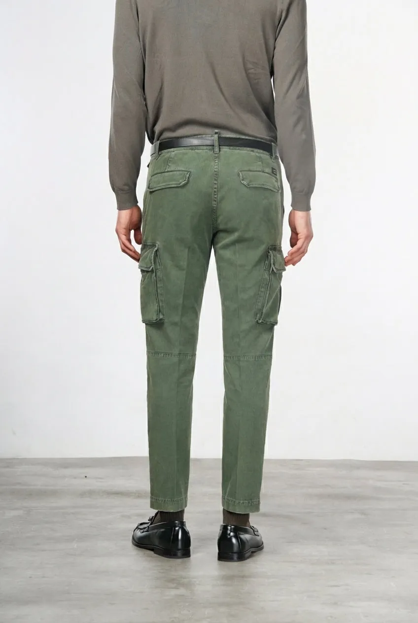 Mason's Chile cargo uomo verde bosco extra slim
