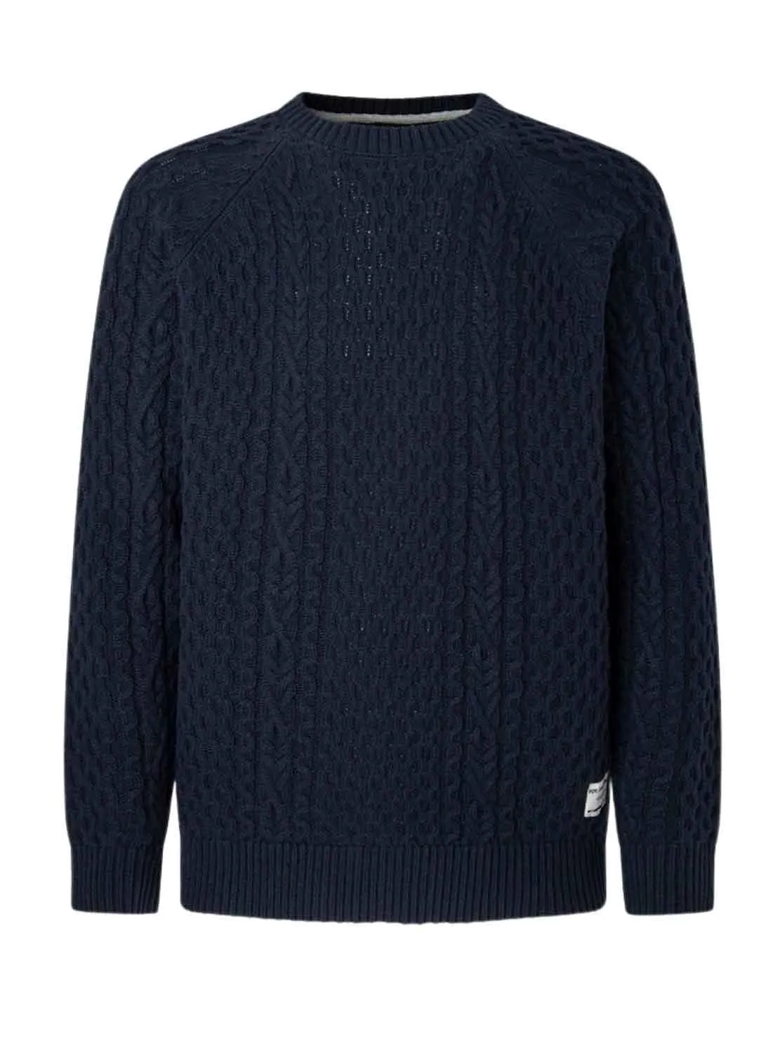Pepe Jeans Sly maglione uomo girocollo a trecce grosse