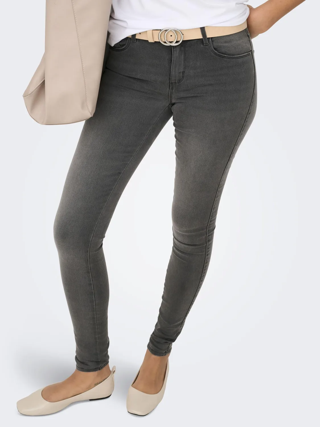 ONLY ONLROYAL Jeans Skinny Donna Grigio L/32L