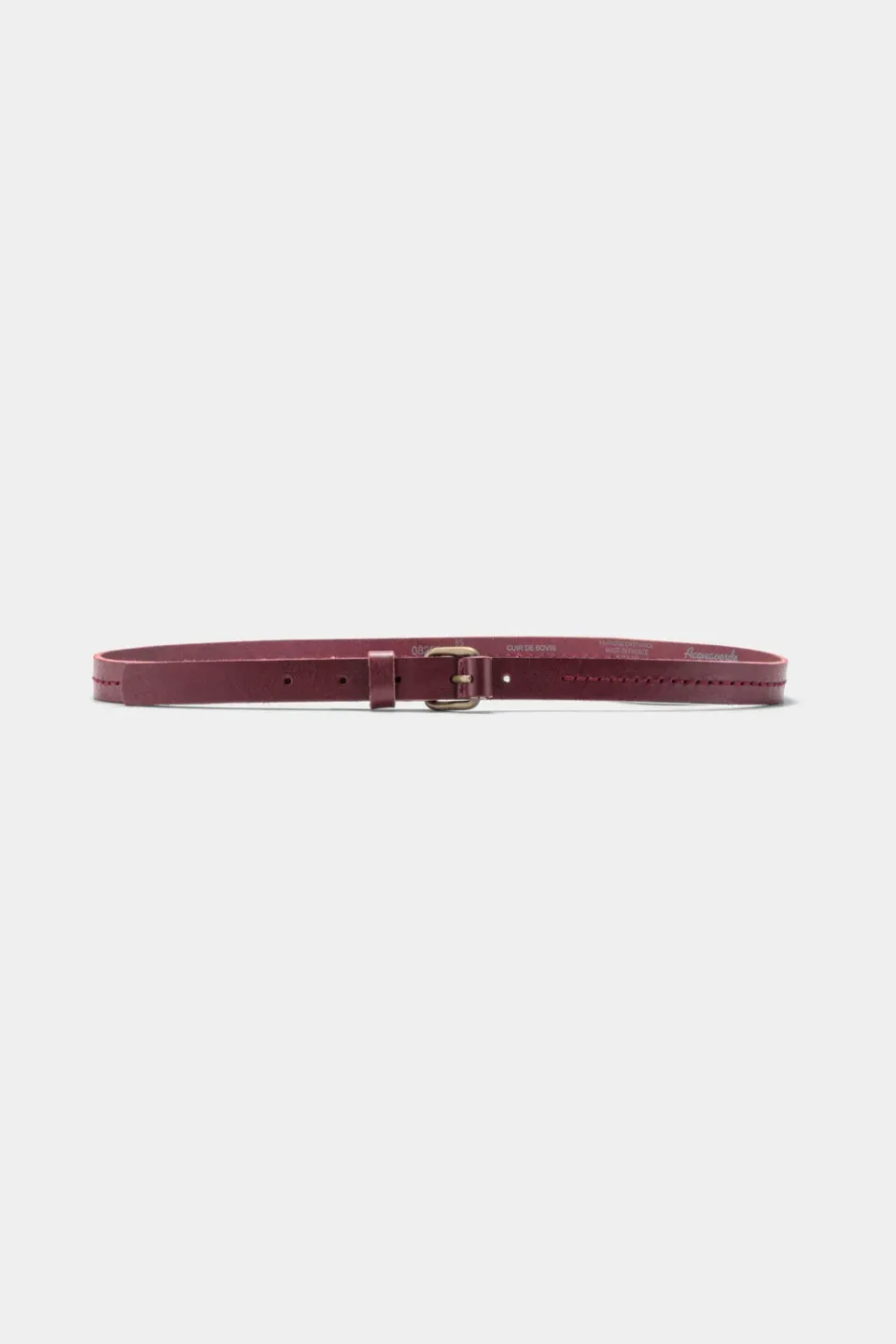 acquaverde cintura pelle hermes sottile 2cm