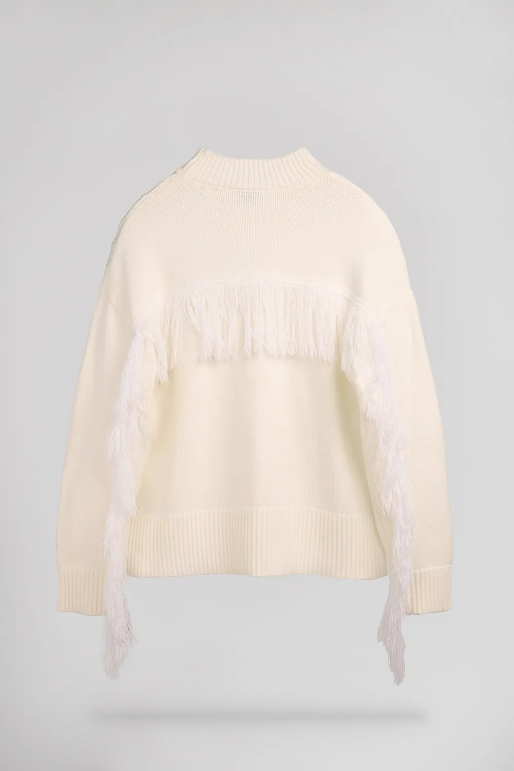 Teddy Smith P-Jennah Middle maglione donna bianco trecce
