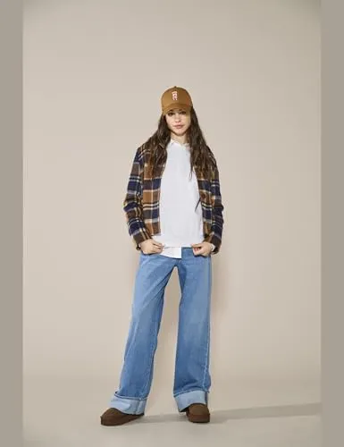 ONLY Onlhope Ex HW Wide Fold Up DNM Pim jeans 29W/32L vita alta