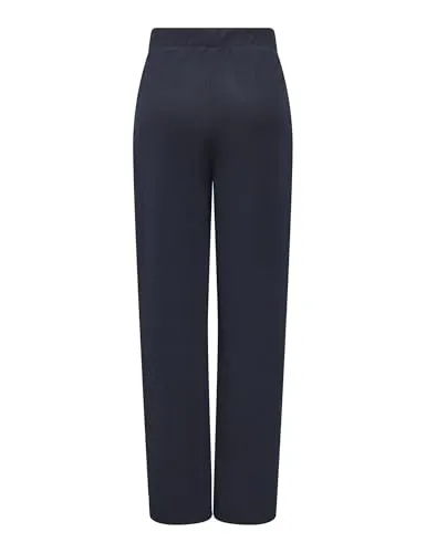 ONLY Onlatlas Wide Pin pantaloni donna blu marino