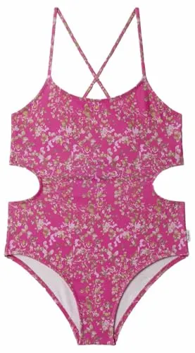Pepe Jeans Ditsy costume bambina 10 anni fucsia stampa